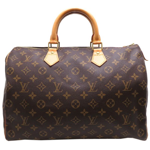 fdh81625 1 Louis Vuitton Speedy 35 Monogram Handbag Brown