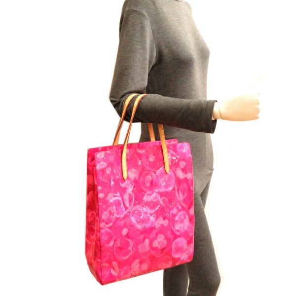 fdh81744 9 Louis Vuitton Ikat Flower Catalina Vernis Handbag Pink