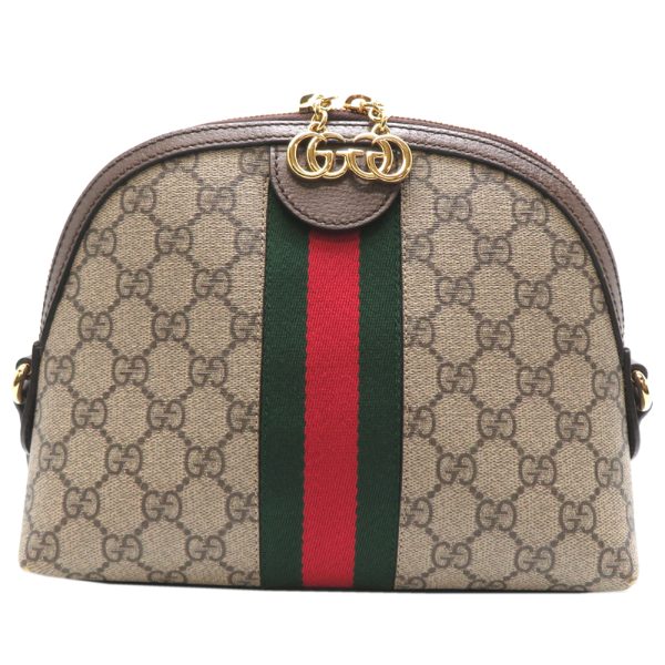 fdh81993 2 Gucci GG Supreme Shoulder Bag Ophidia Beige