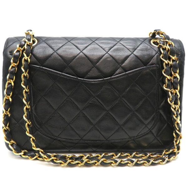 fdh82233 2 Chanel Matelasse 23 Chain Lambskin Shoulder Bag Black