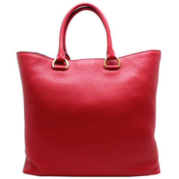 fdh82349 2 Prada 2Way Calf Tote Bag Red