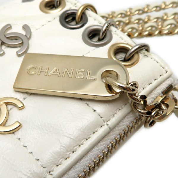 fdh82474 10 Chanel Chain Pouch Ivory