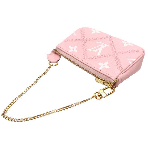 fdh82489 4 Louis Vuitton Mini Pochette Accessoire Empreinte Pouch Rose