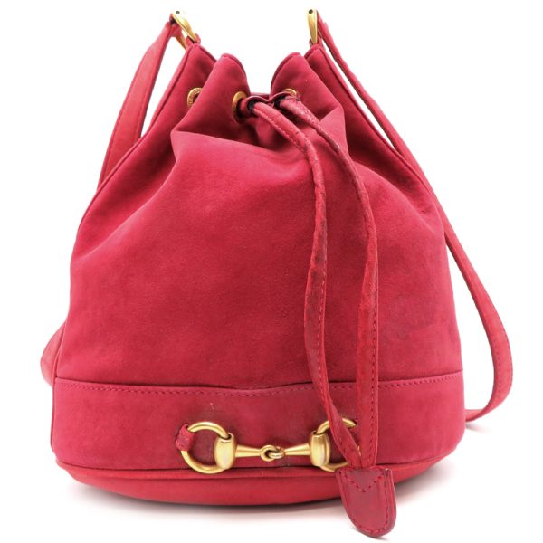 fdh82531 1 Gucci Shoulder Bag Drawstring Red