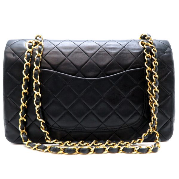 fdh82648 2 Chanel Matelasse Chain Lambskin Shoulder Bag Black