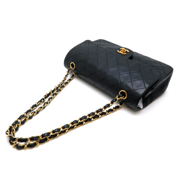 fdh82648 4 Chanel Matelasse Chain Lambskin Shoulder Bag Black