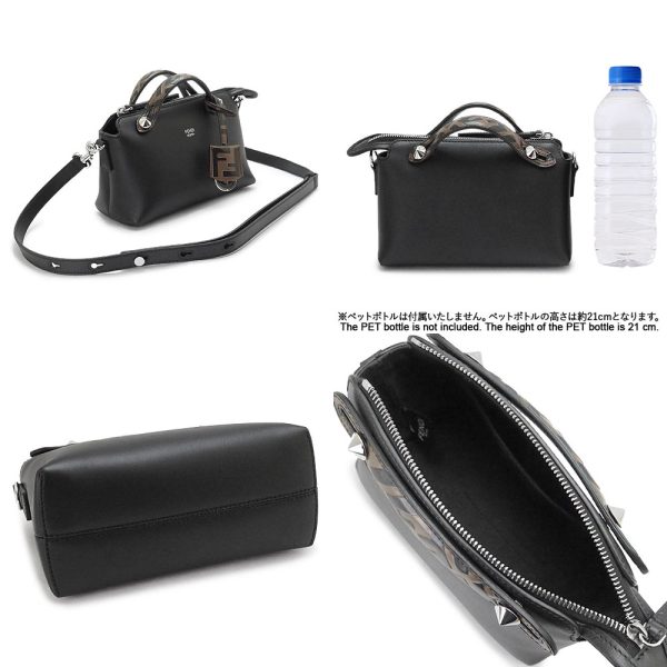 fe8bl145a6co 2 Fendi FF By The Way Mini Shoulder Bag Leather