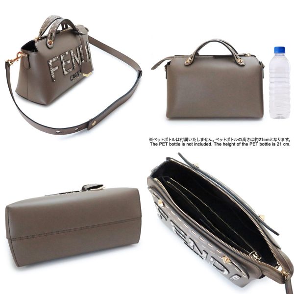 fe8bl146 15 Fendi Roma By The Way Medium Shoulder Bag Leather