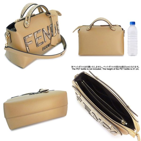 fe8bl146 18 Fendi Roma By The Way Medium Shoulder Bag Leather