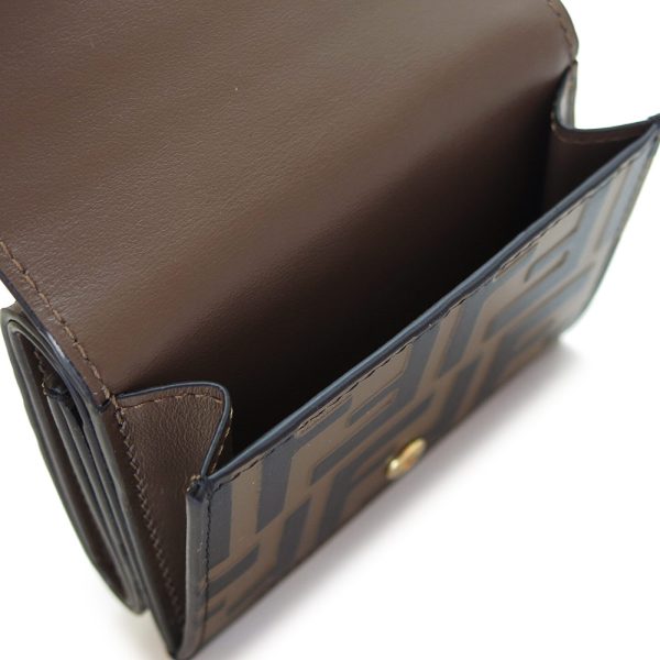 feffdiamondwallet 4 Fendi FF Wallet Leather