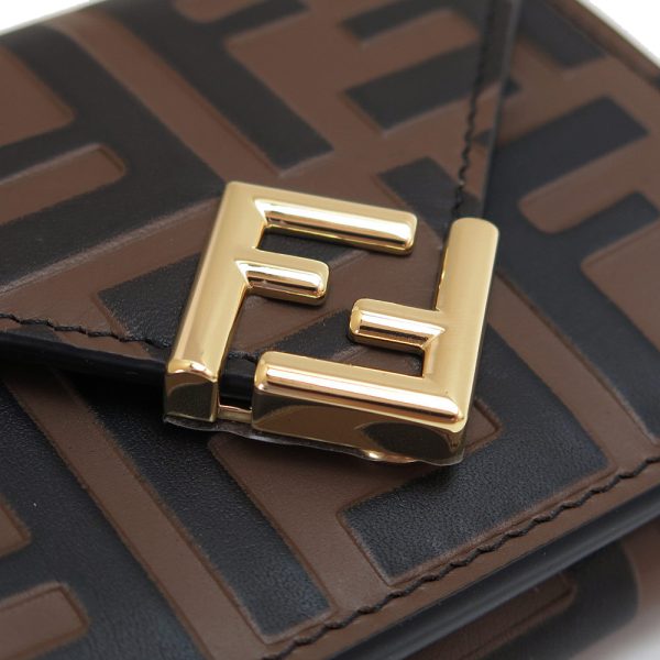 feffdiamondwallet 5 Fendi FF Wallet Leather