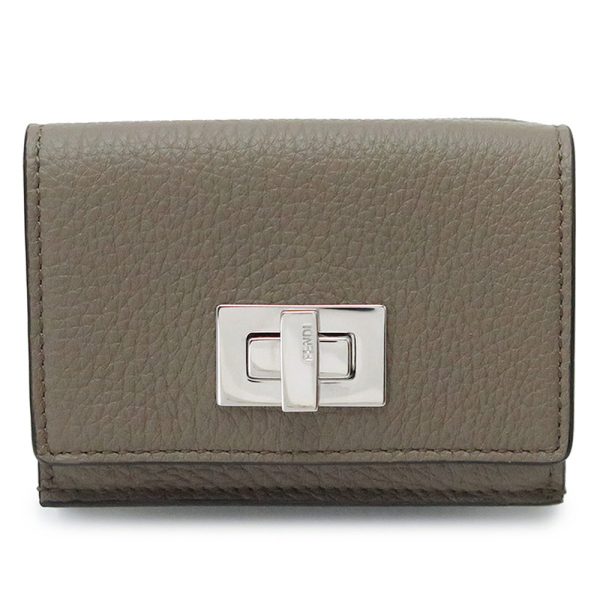 fendipeekaboo 1 Fendi Peekaboo Micro Wallet Leather