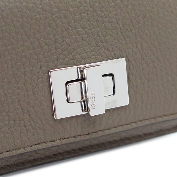 fendipeekaboo 7 Fendi Peekaboo Micro Wallet Leather