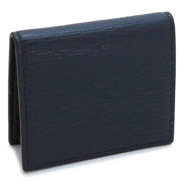 ferragamocoincase 3 Ferragamo Gancini Bicolor Coin Case Blue Black