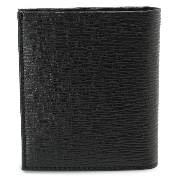 ferragamowallet 2 Ferragamo Double Gancini Wallet Black Red