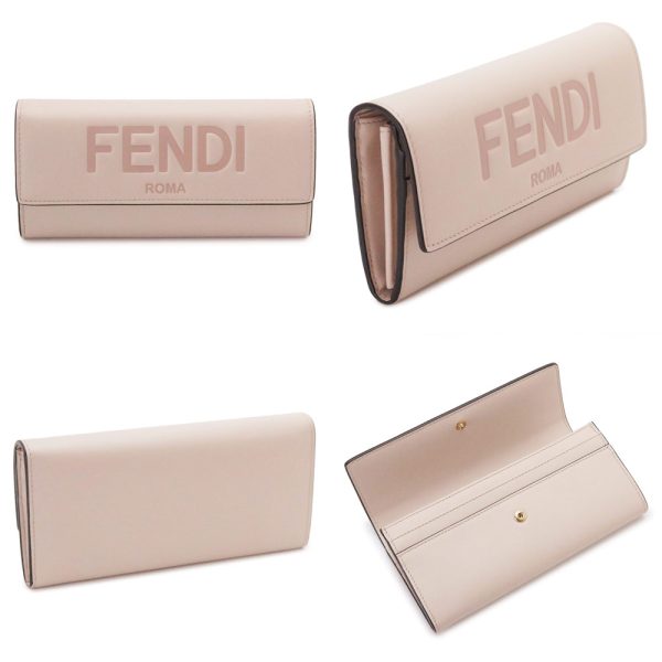 fes8m0251 5 Fendi Roma BifFlap Wallet Leather