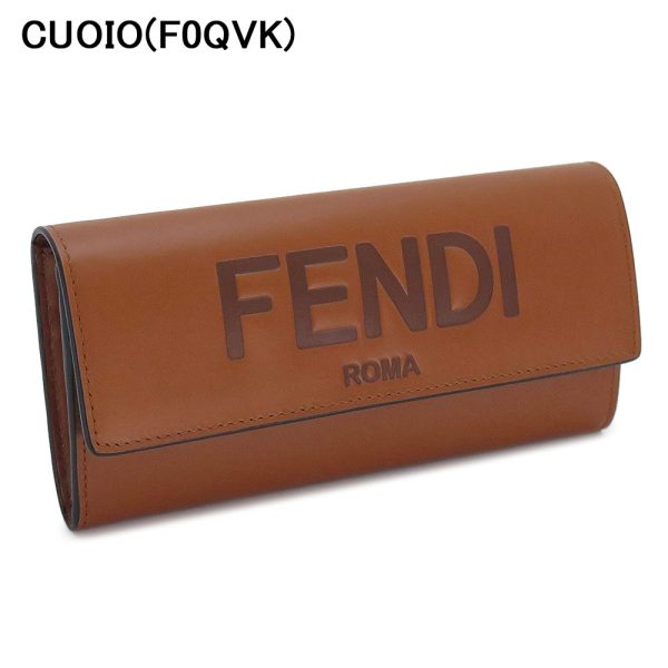 fes8m0251 7 Fendi Roma BifFlap Wallet Leather