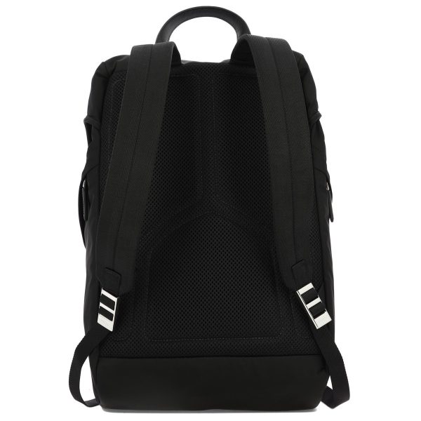 ff609b19a532930 vi 3 Prada Re Nylon Saffiano Backpack Black