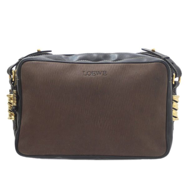 fs230720hfb01 1 Loewe Velazquez Shoulder Bag Black Brown