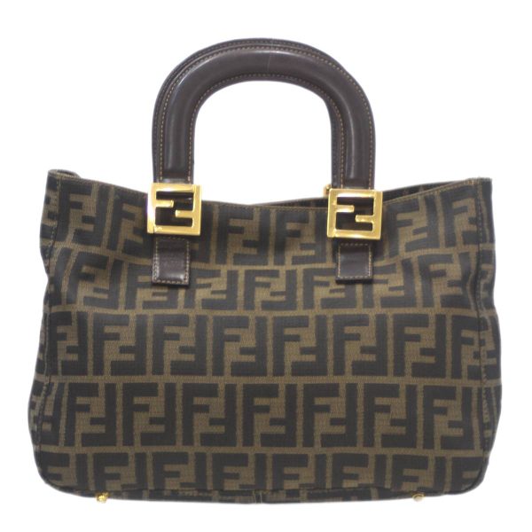 fs230823od02 1 Fendi Handbag Zucca Brown