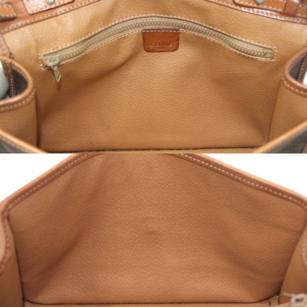 fs231204hc01 7 Celine Shoulder Bag Macadam Brown