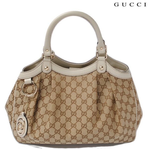 g 0086 15 1 Gucci Shoulder Bag Sukey GG Beige