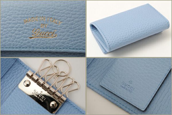 g 0111 15 2 Gucci Key Case Swing Blue