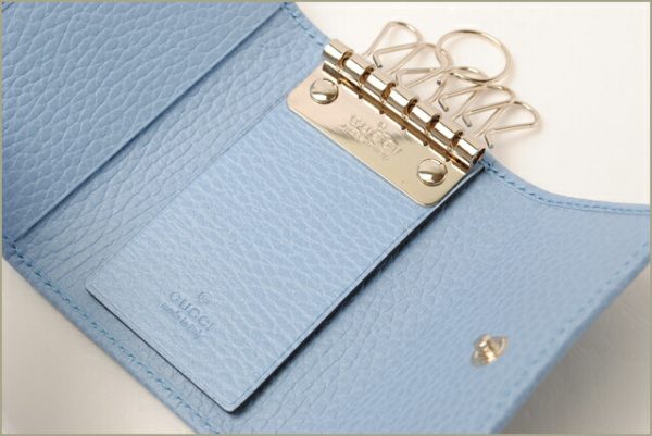 g 0111 15 4 Gucci Key Case Swing Blue