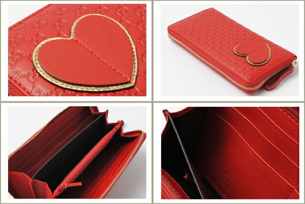 g 133 2 Gucci Wallet Micro Guccisima Red