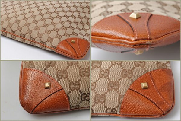 g 16 001 2 Gucci Shoulder Bag GG Messenger Brown Beige