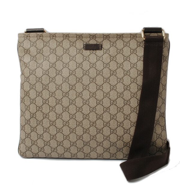 g 16 021 1 Gucci Messenger Bag GG Plus Brown Beige