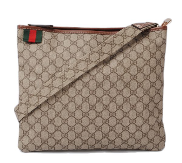 g 16 039 1 Gucci Messenger Bag GG Plus Brown Beige