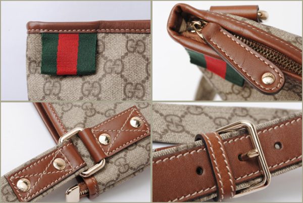 g 16 039 2 Gucci Messenger Bag GG Plus Brown Beige