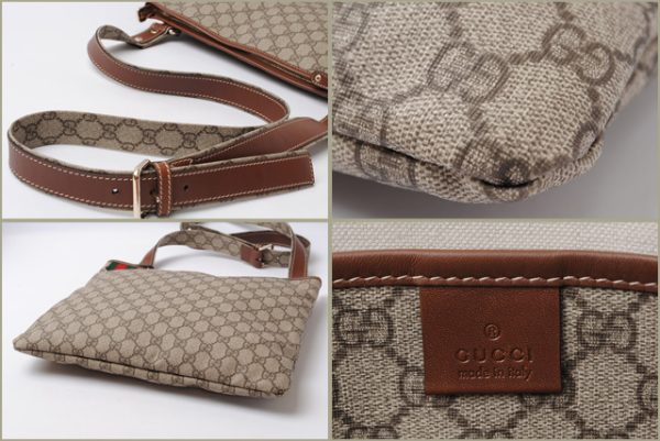 g 16 039 3 Gucci Messenger Bag GG Plus Brown Beige