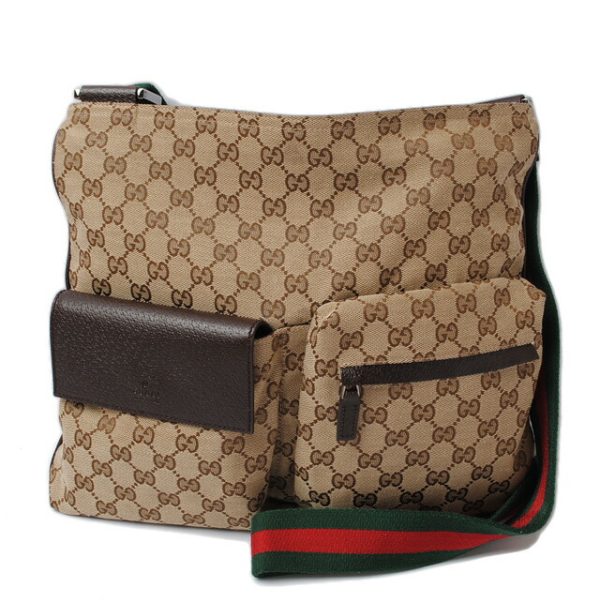 g 16 040 1 Gucci Shoulder Bag Body Bag GG Brown Beige