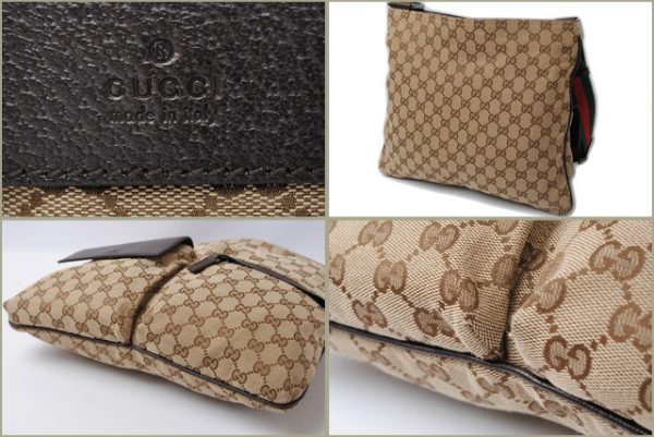 g 16 040 2 Gucci Shoulder Bag Body Bag GG Brown Beige