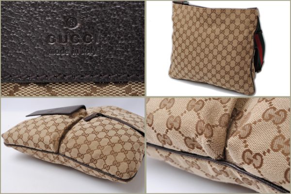 g 16 040 2 Gucci Shoulder Bag GG Brown Beige