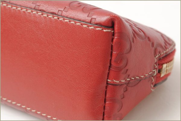 g 17 001 4 Gucci Pouch Guccisima Red