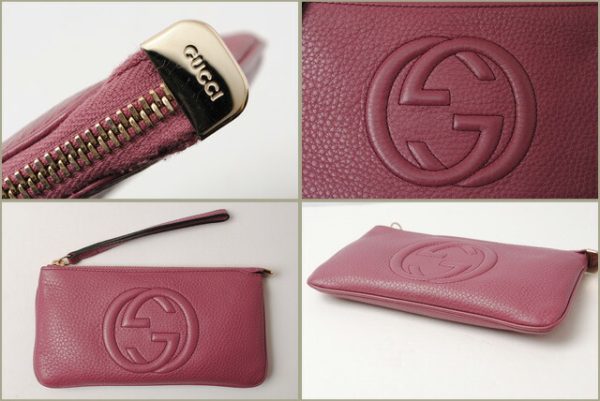 g 17 004 5 Gucci Clutch Bag Soho Purple