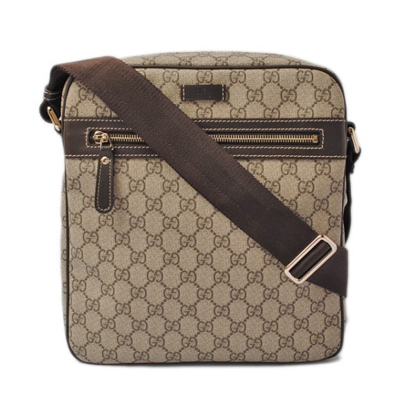 g 17 005 1 Gucci Messenger Bag GG Plus Brown Beige