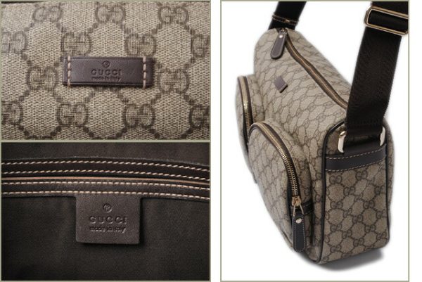 g 17 012 6 Gucci Shoulder Bag GG Plus Brown Beige