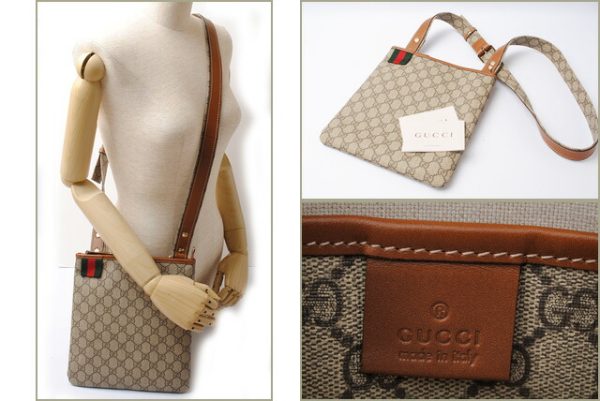 g 17 013 2 Gucci Shoulder Bag GG Plus Brown Beige