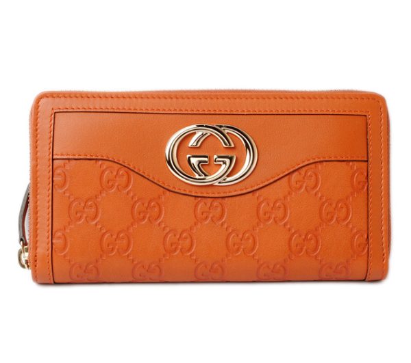 g 17 024 1 Gucci Long Wallet Sukey Orange