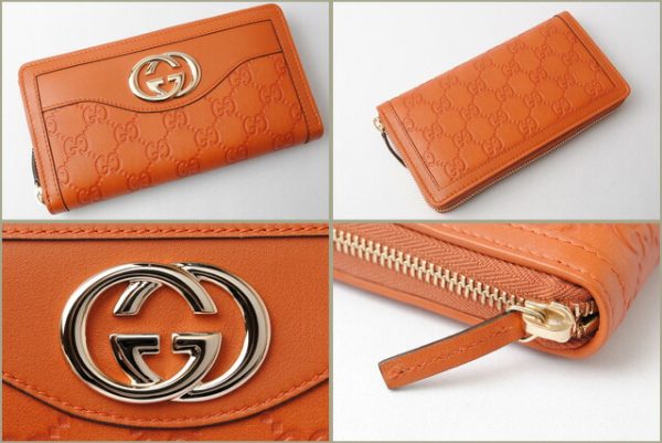 g 17 024 4 Gucci Long Wallet Sukey Orange