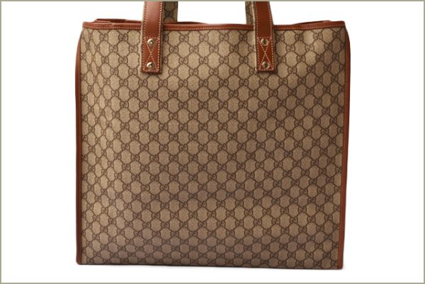 g 17 036 3 Gucci Tote Bag GG Plus Brown