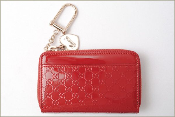 g 17 047 4 Gucci Coin Case Micro Guccisima Red