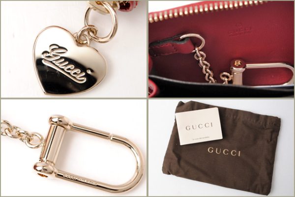 g 17 047 5 Gucci Coin Case Micro Guccisima Red