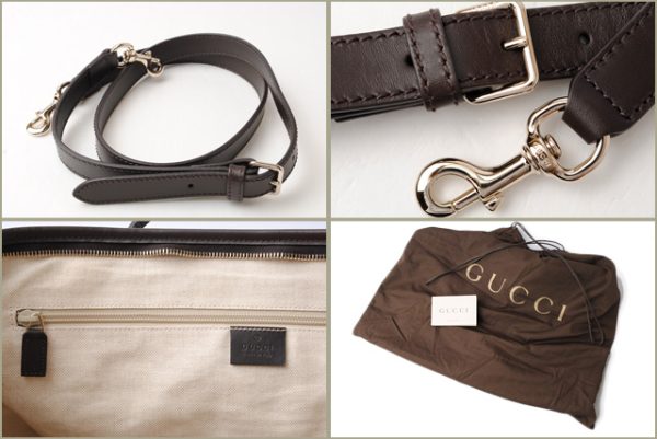 g 18 005 6 Gucci Tote Bag GG Supreme Brown