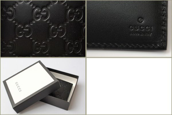 g 18 015 6 Gucci BillfWallet Guccisima Black