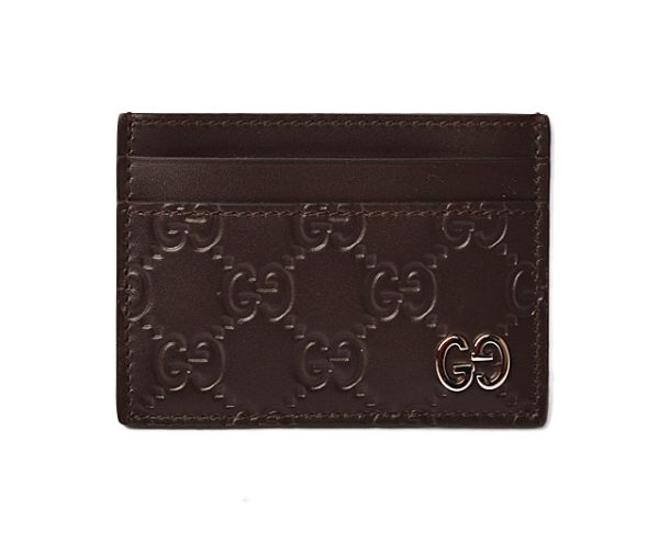 g 18 024 1 Gucci Card Case Guccisima Brown